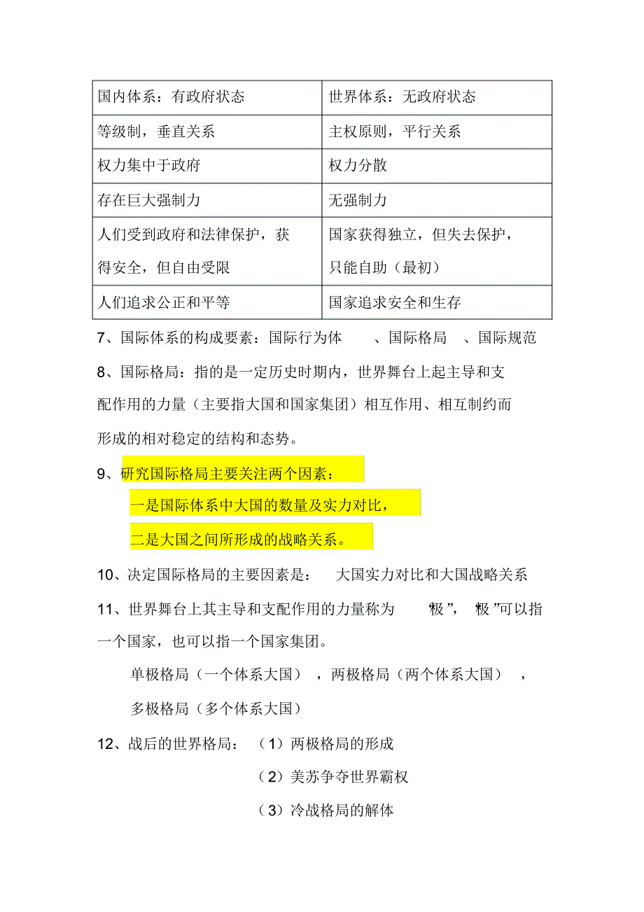 国际关系考试_第2页