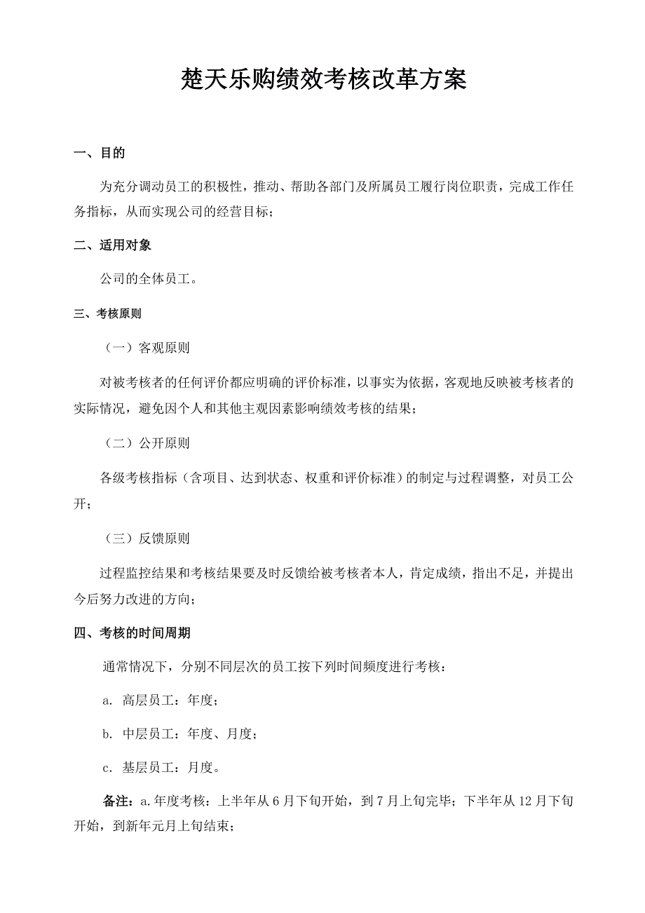 绩效考核管理办法9.28_第1页