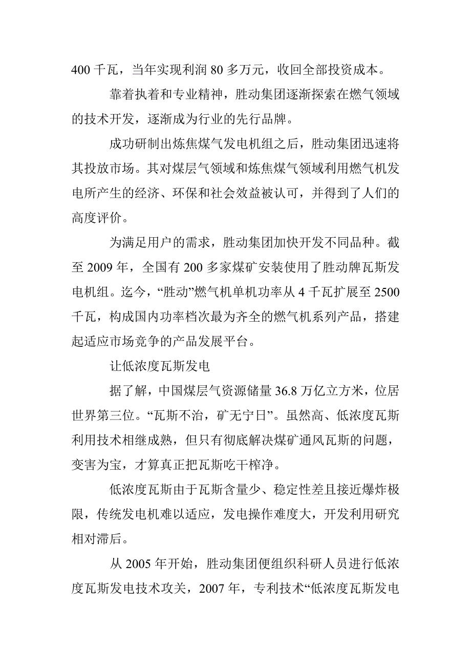 胜动集团开辟燃气发电产业化新路_第2页