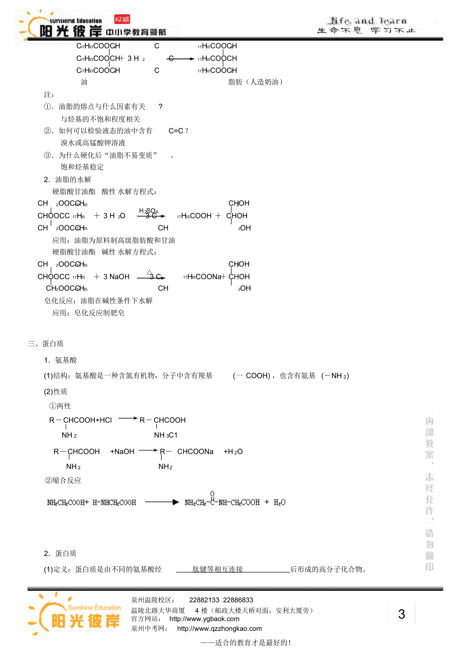 油脂、糖类、蛋白质_第3页