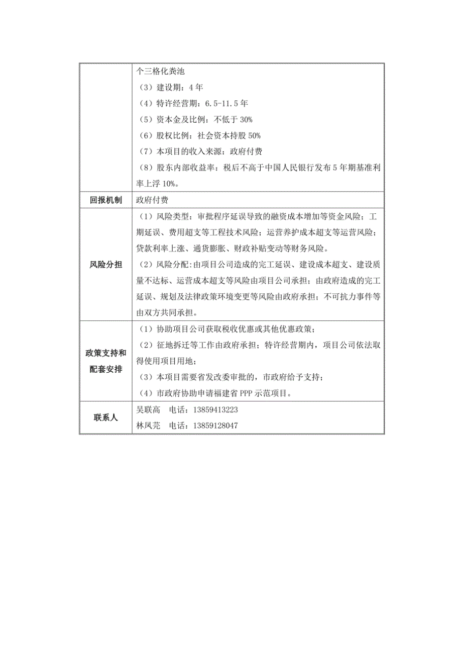 福建省三明市ppp项目表_第4页