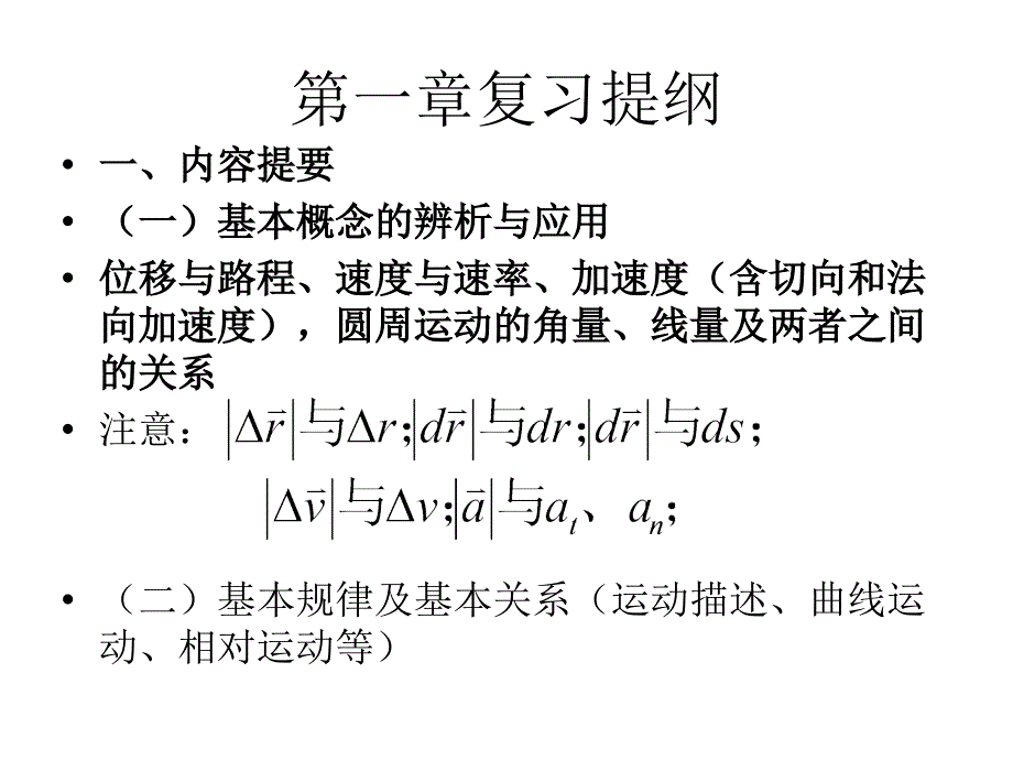 大学物理(一)总复习%_第2页