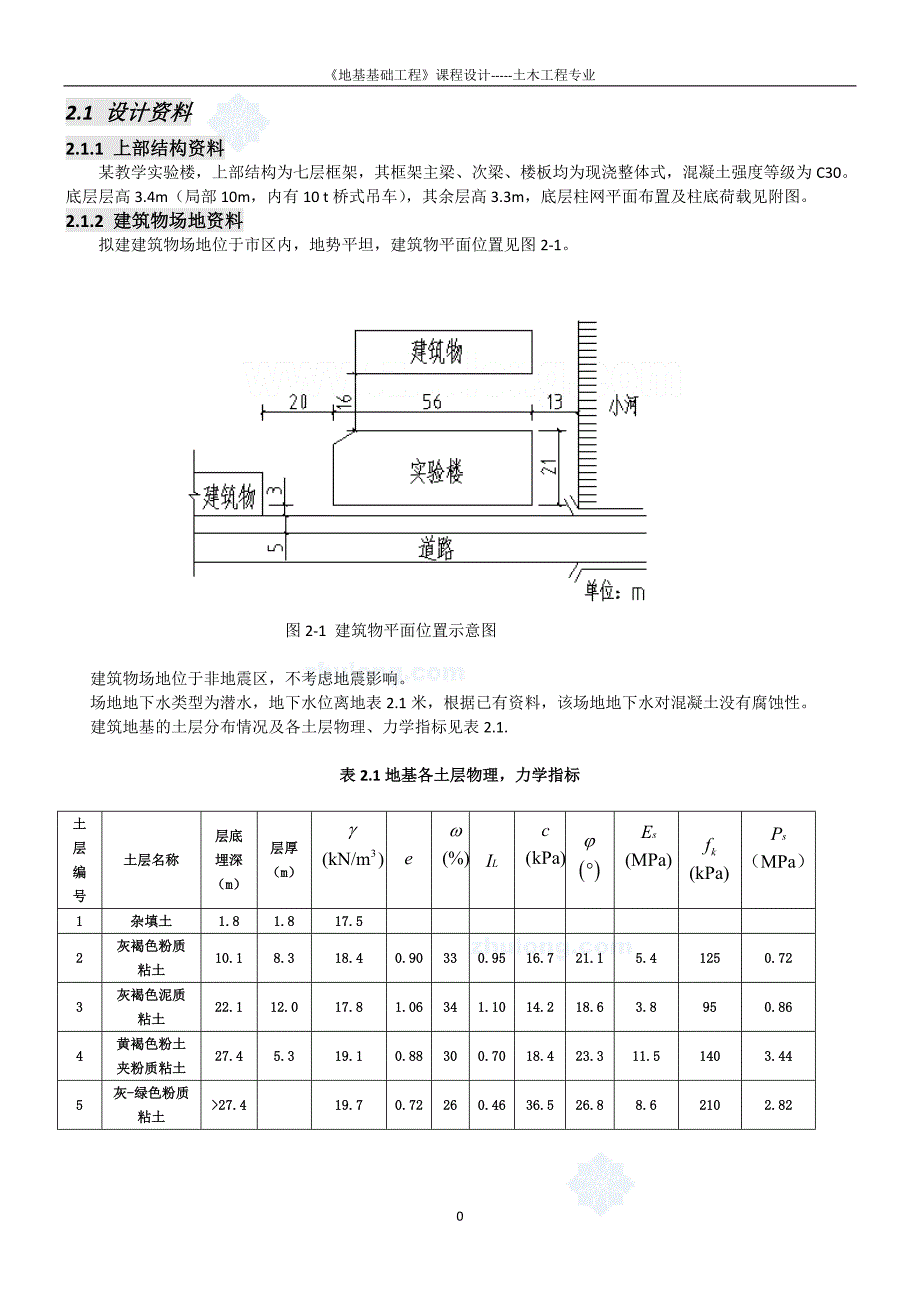 桩基础课程设计终稿_secret_第1页