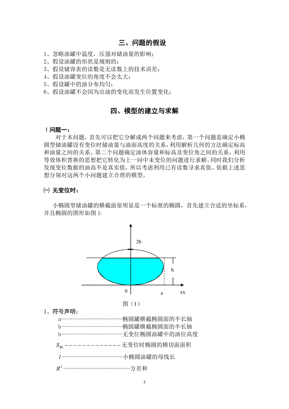 储油罐的变位识别与罐容表标定(数学建模论文)_第3页