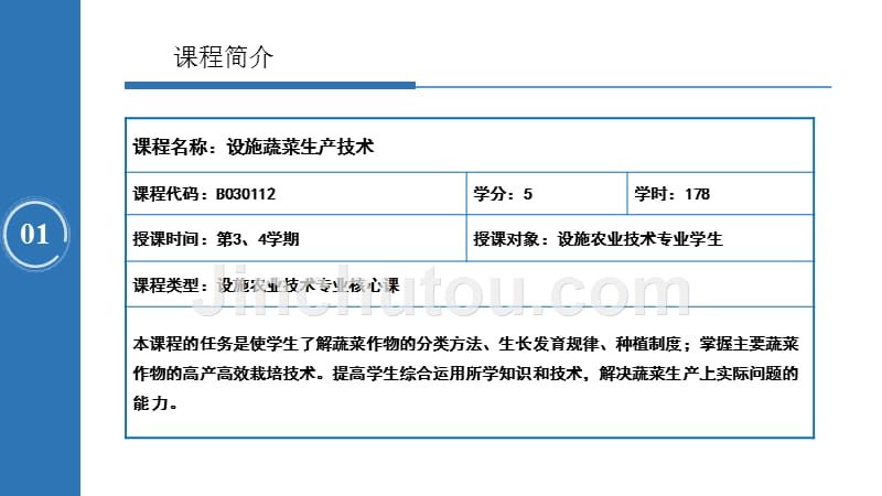 设施蔬菜栽培学项目化课程设计_第3页