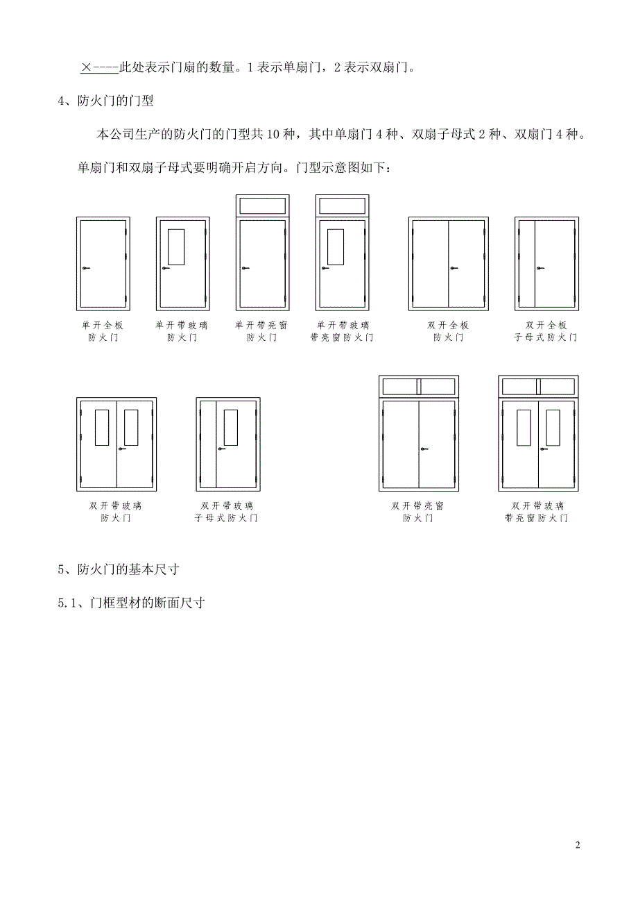 防火门的基本知识(防火门规格型号尺寸计算五金配置和安装的基本要求)_第2页