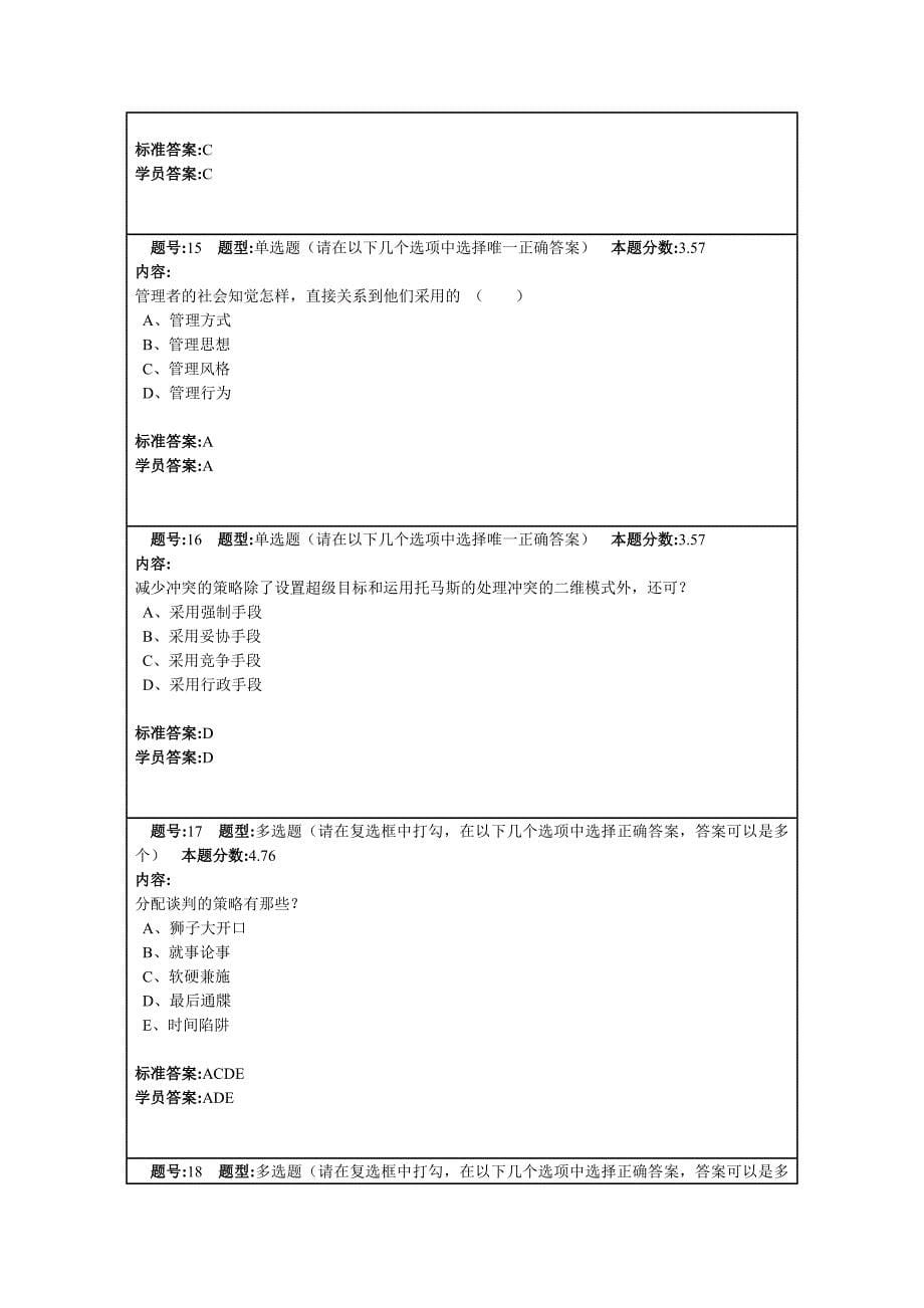 兰州大学网络教育学院组织行为学2012秋第一套作业_第5页