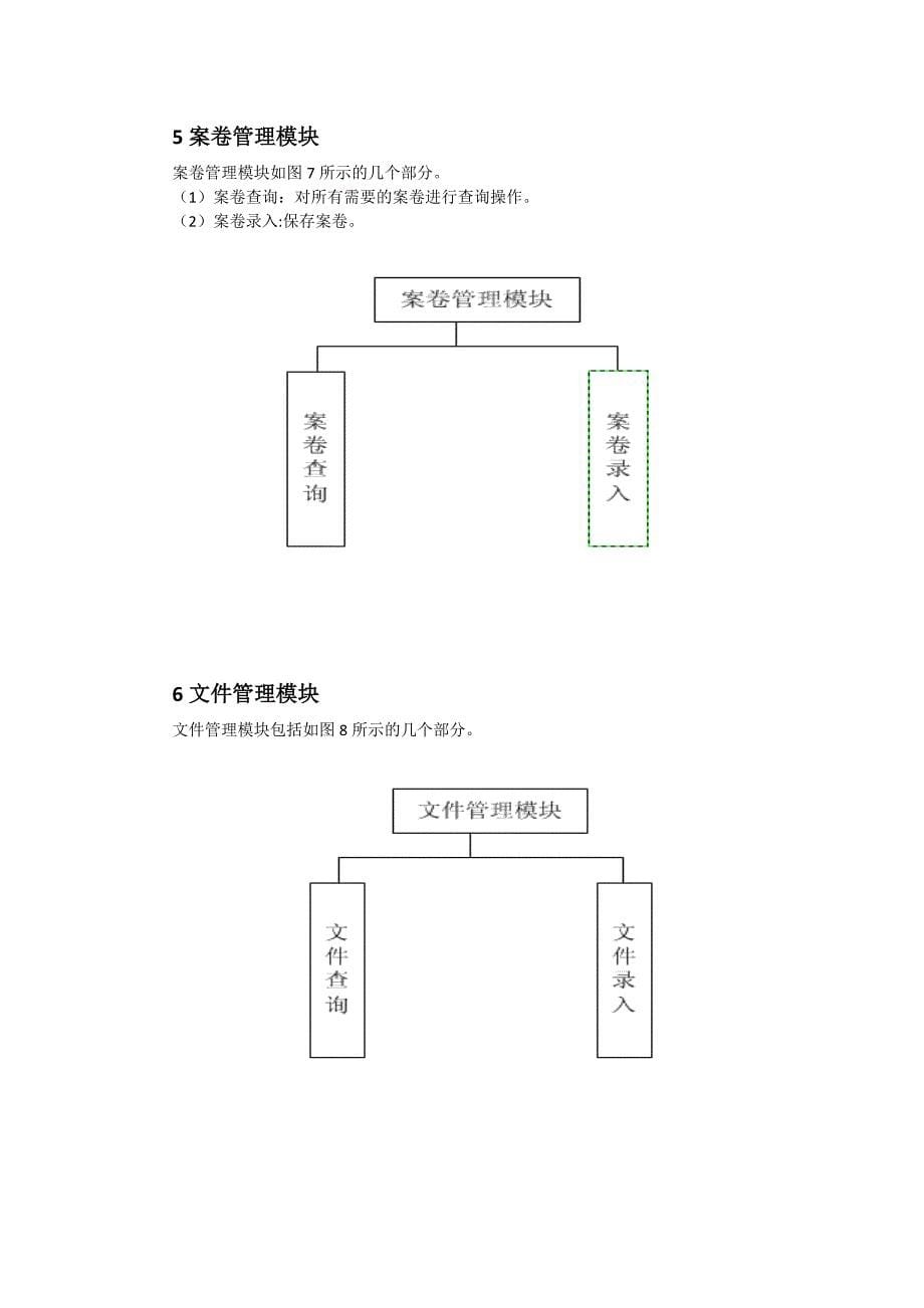 档案管理系统面向对象作业_第5页