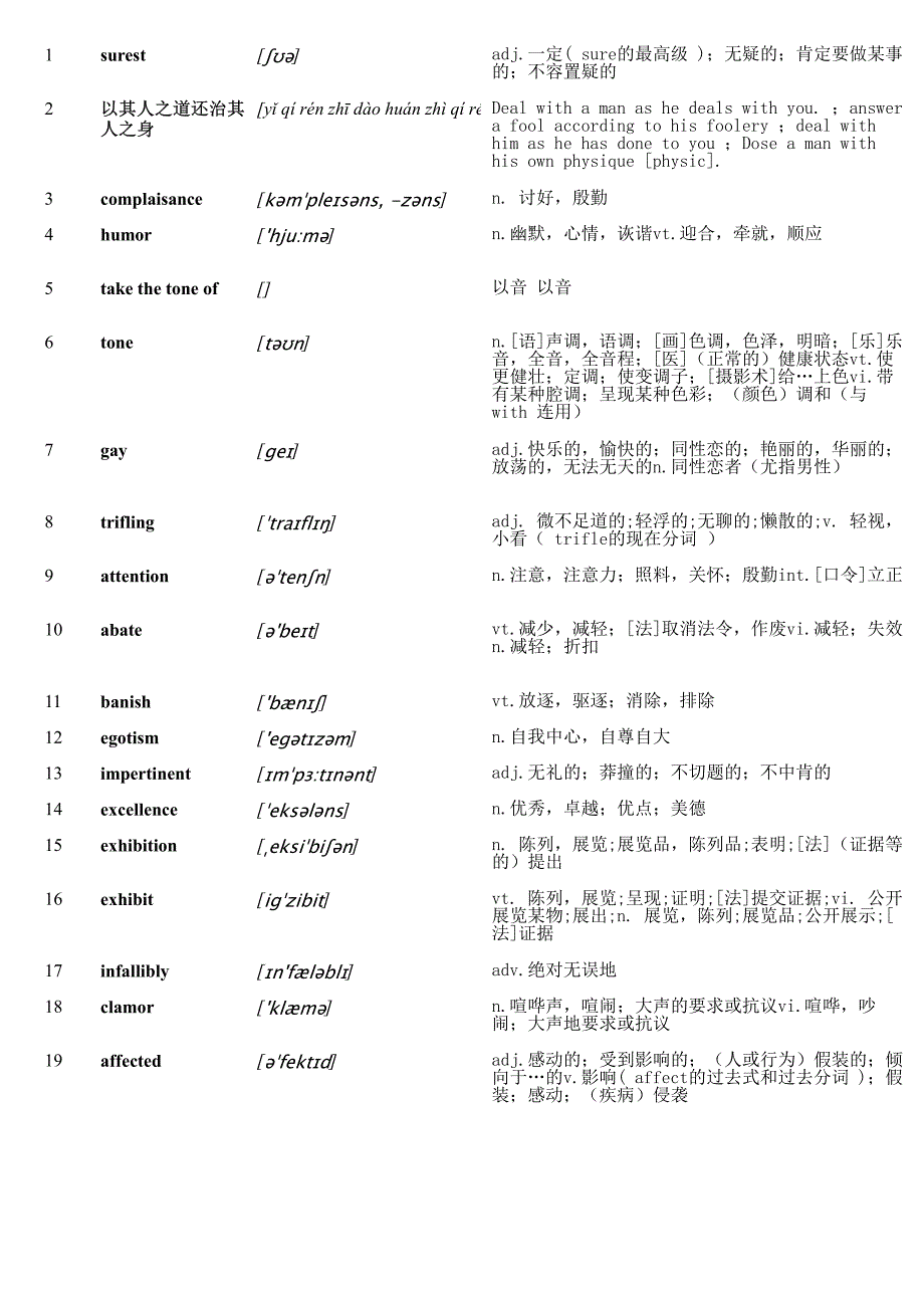 下载-研究生综合英语2-unit8汉语单词表_第1页