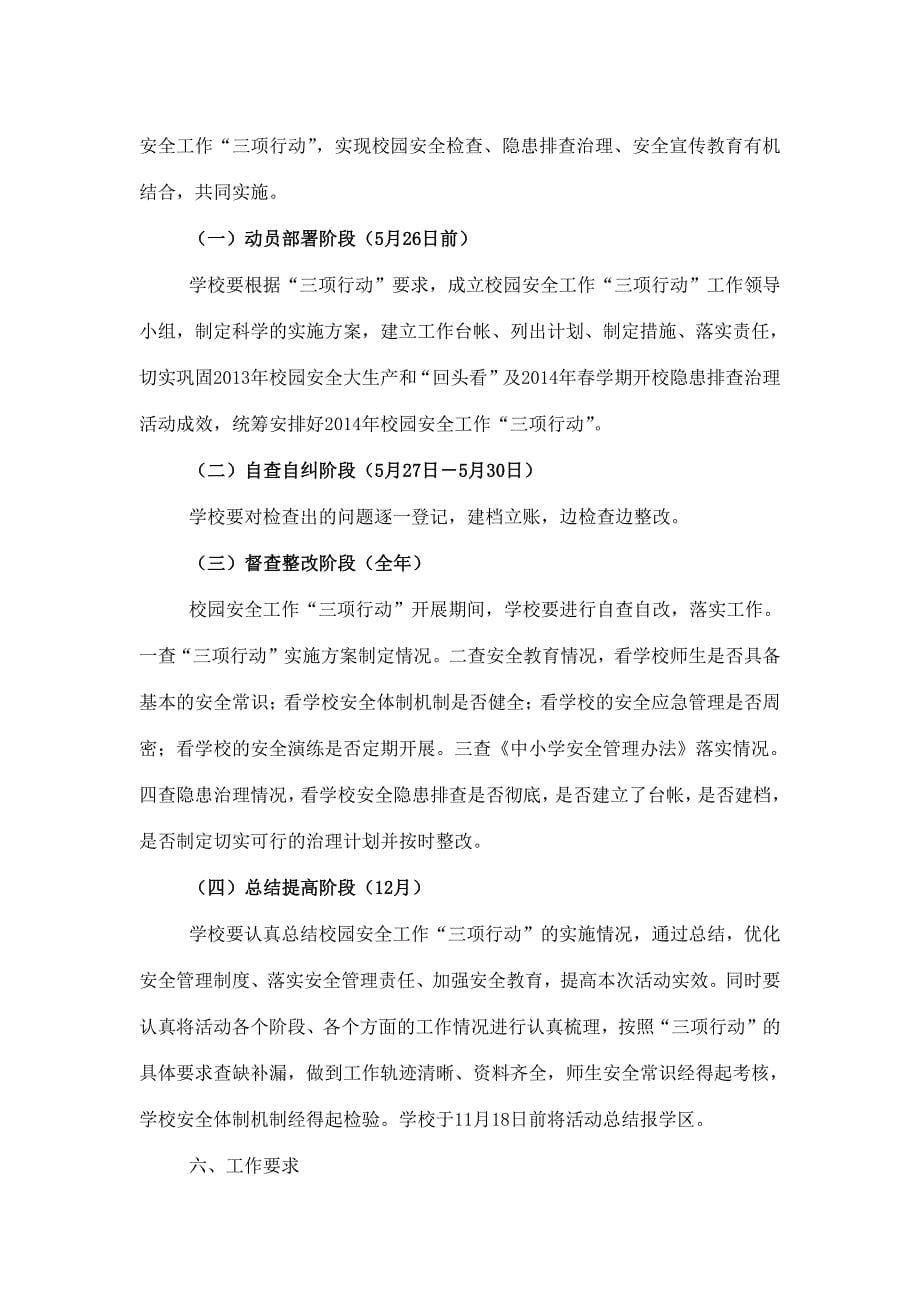 2014年新胜小学校园安全工作_第5页