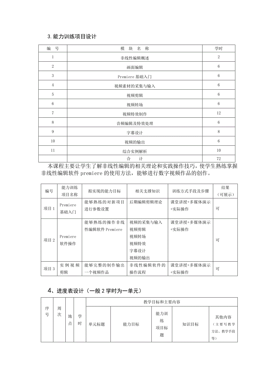 《影视非线编》课程学期授课计划_第2页