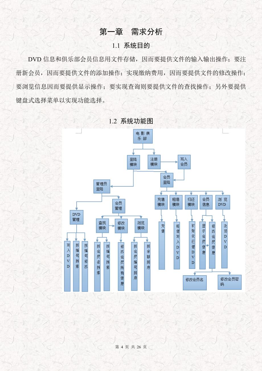 电影俱乐部管理系统(c语言报告)_第4页