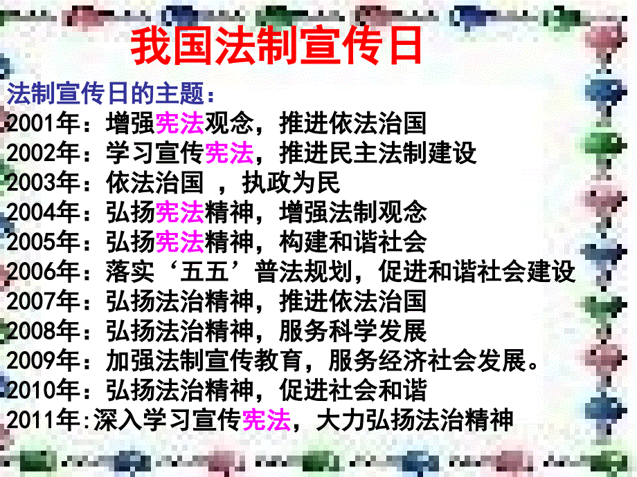 宪法规定了国家生活中最根本的问题_第4页