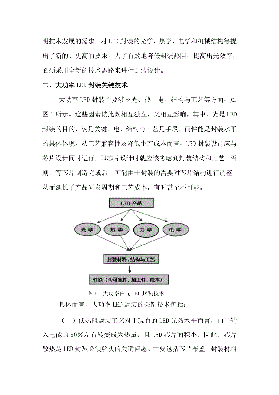 浅谈大功率白光led封装技术应用_第2页