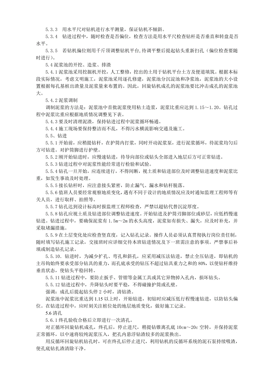 钻孔灌注桩(回旋钻机)施工工法(定稿2)_第2页