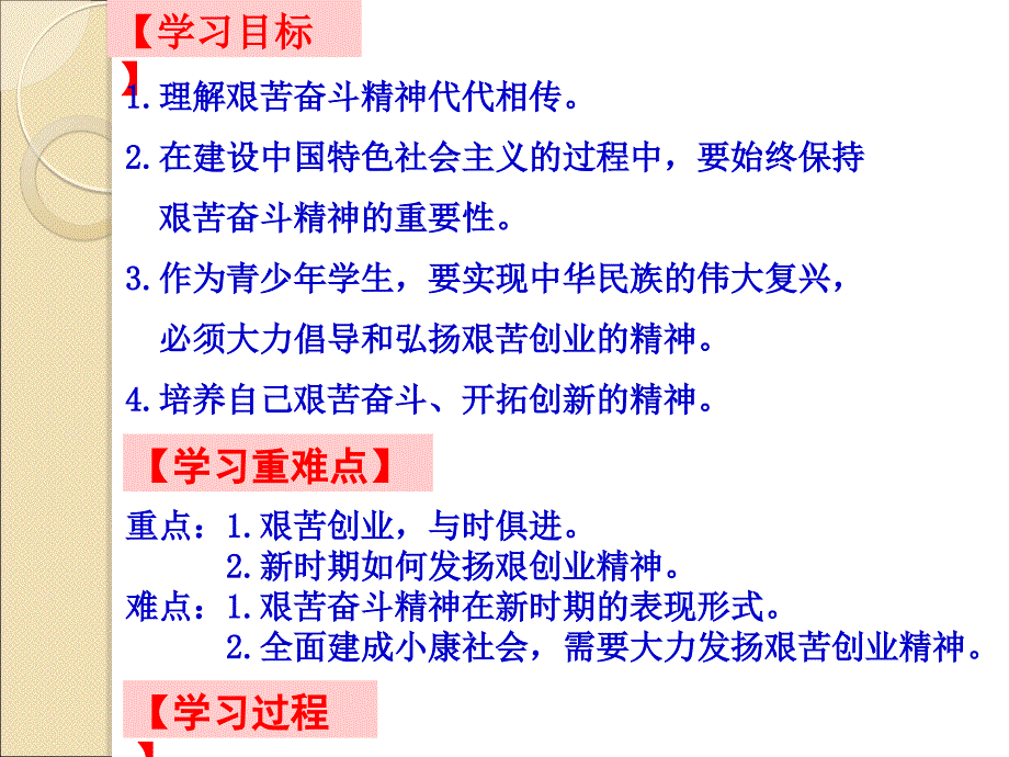 第二框《艰苦奋斗开拓创新》课件_第2页