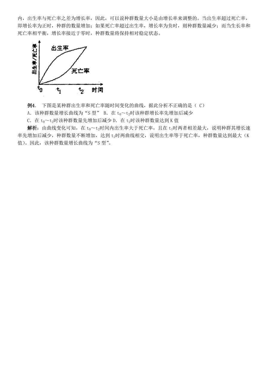 种群数量增长的几种数学曲线模型例析_第3页