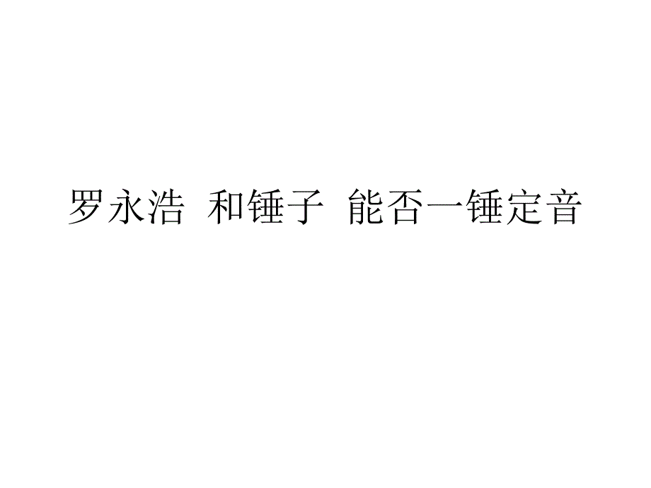 锤子手机,能否一锤定音_第1页