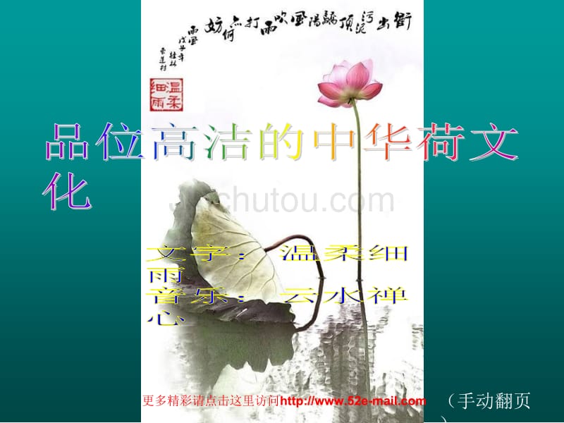 品位高洁的中华菏文化(花卉,41个画面)_第1页