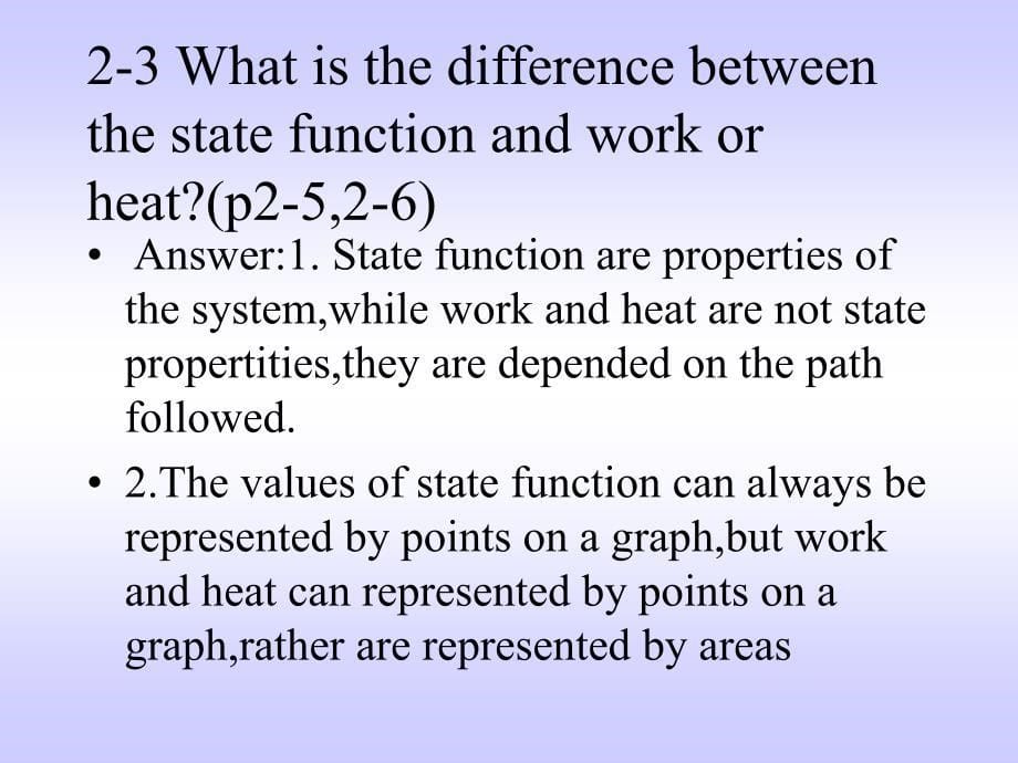 热力学导论第二章question和problem答案_第5页