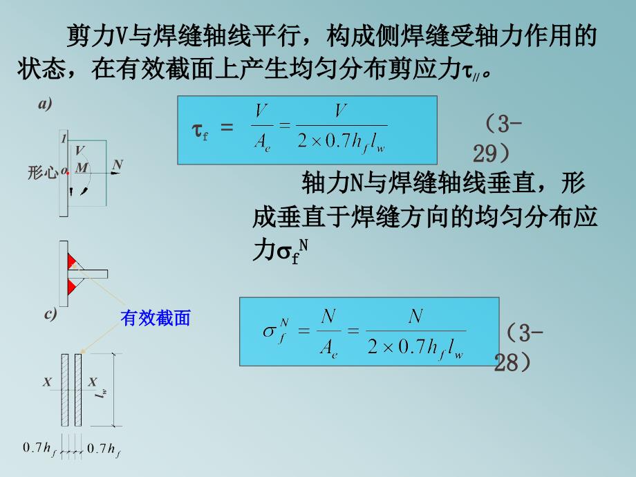 剪力和轴心力共同作用下的t形连接角焊缝计算_第2页