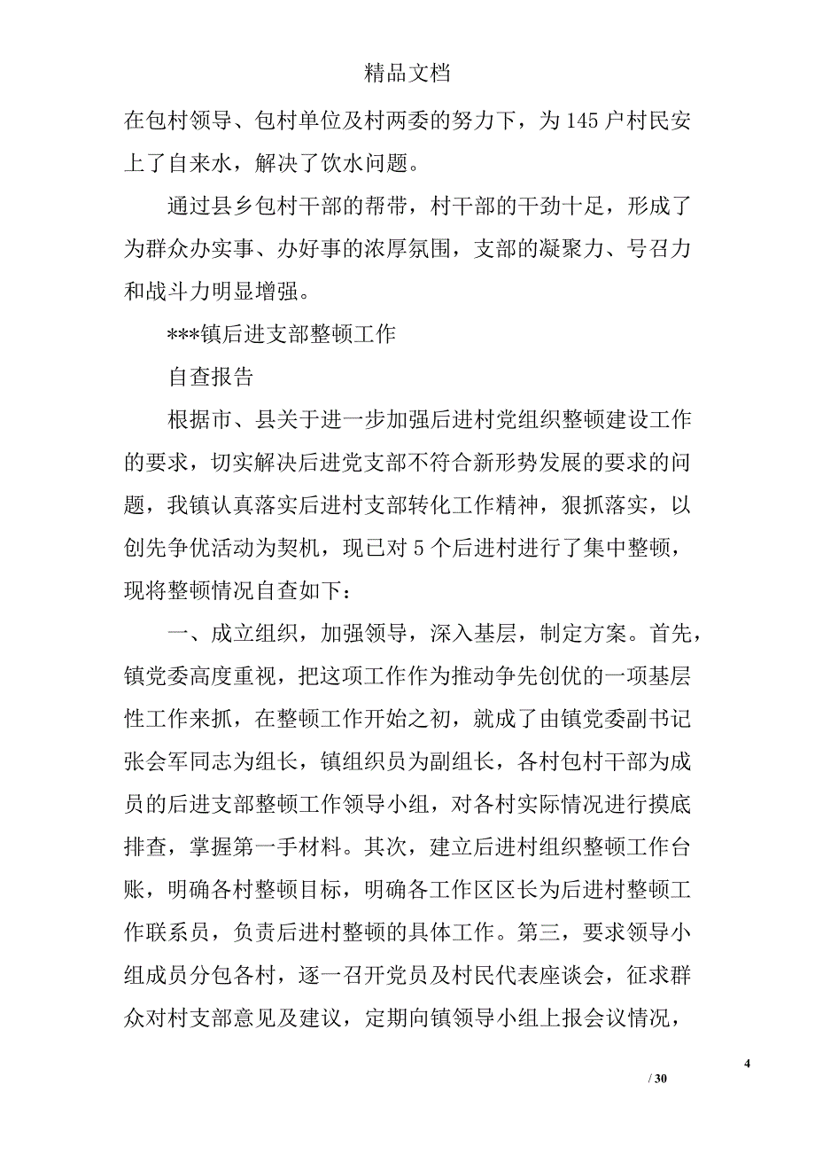 后进党支部整改报告精选 _第4页