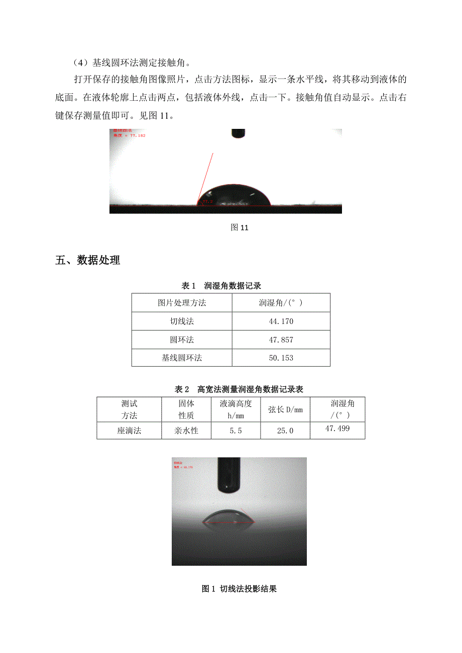 渗流力学实验 岩石的润湿性_第4页