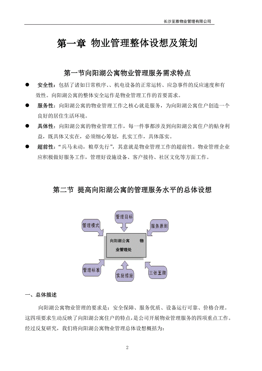 向阳湖公寓管理方案_第2页