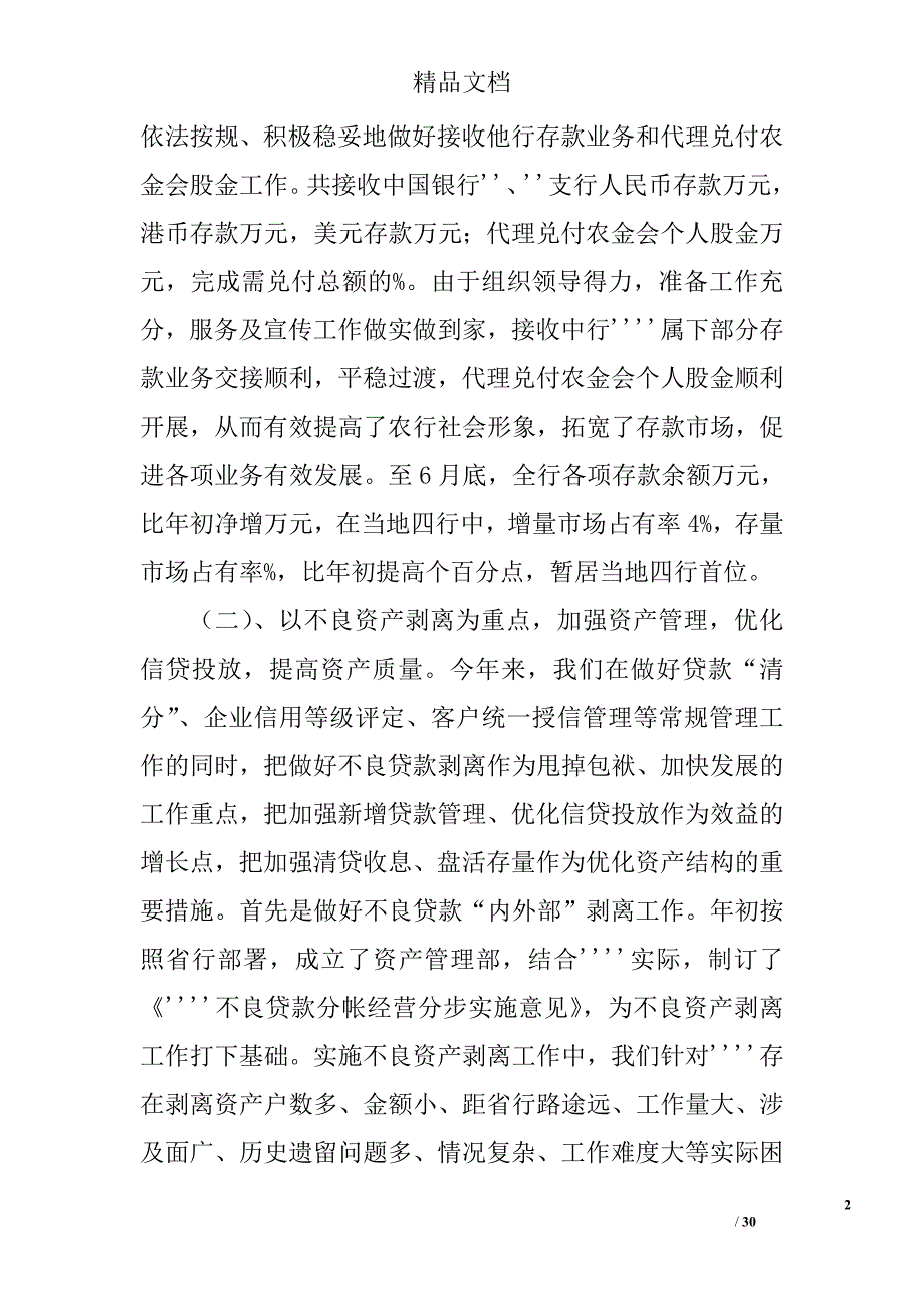 金融工作总结精选_第2页