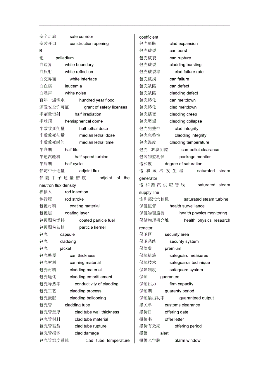 核电专业词汇_第2页