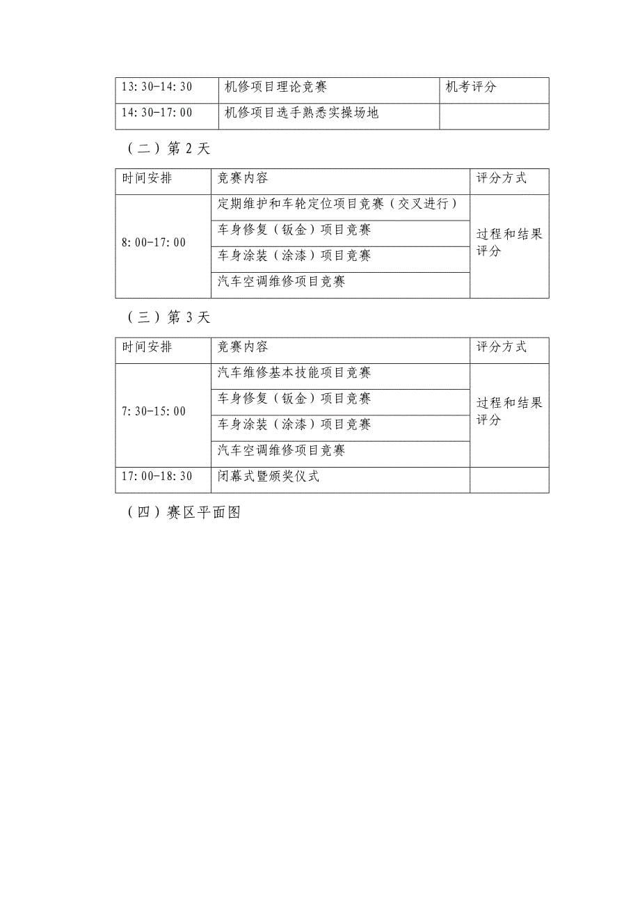 2015年全国职业院校技能大赛“汽车运用与维修”赛项规程_第5页