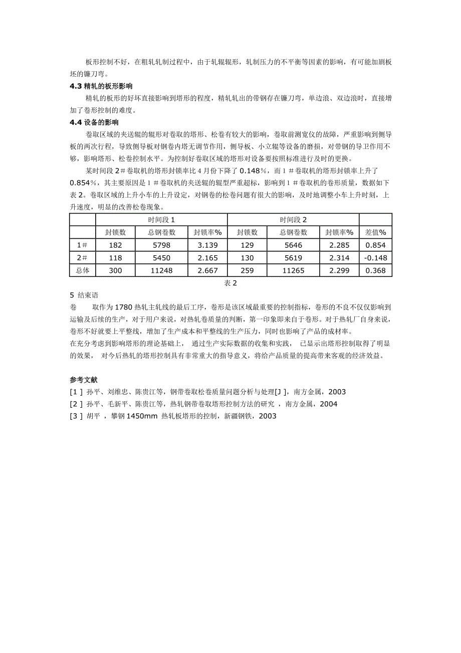 热轧带钢卷取卷形的控制_第5页