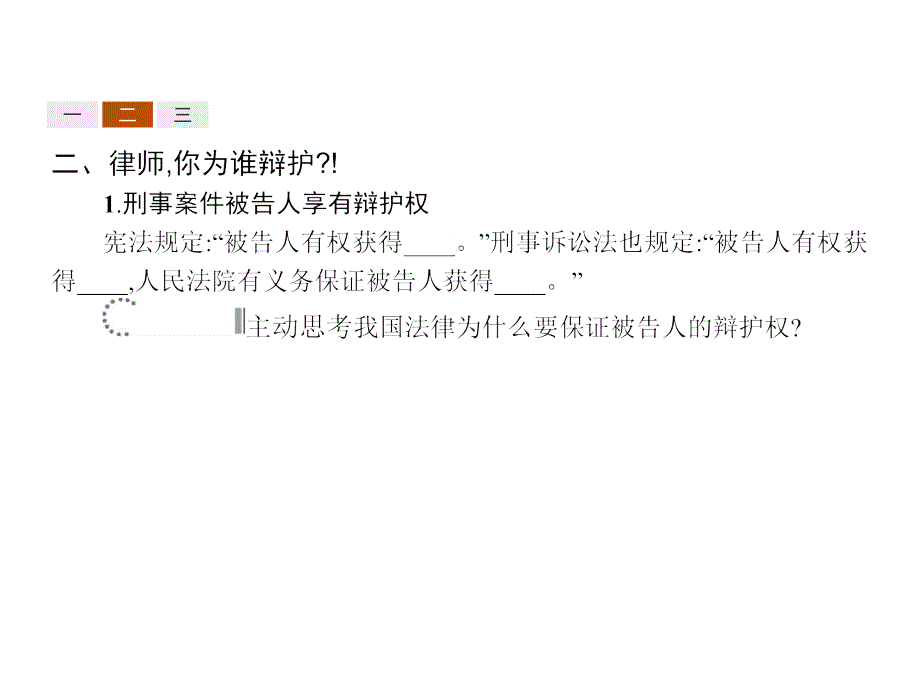 2015-2016学年高二政治选修课件6.5《律师面面观》_第4页