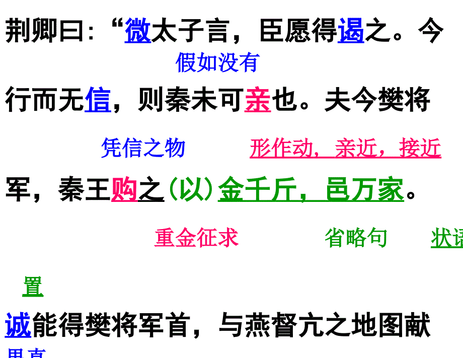 《荆轲刺秦王》课文翻译_第2页