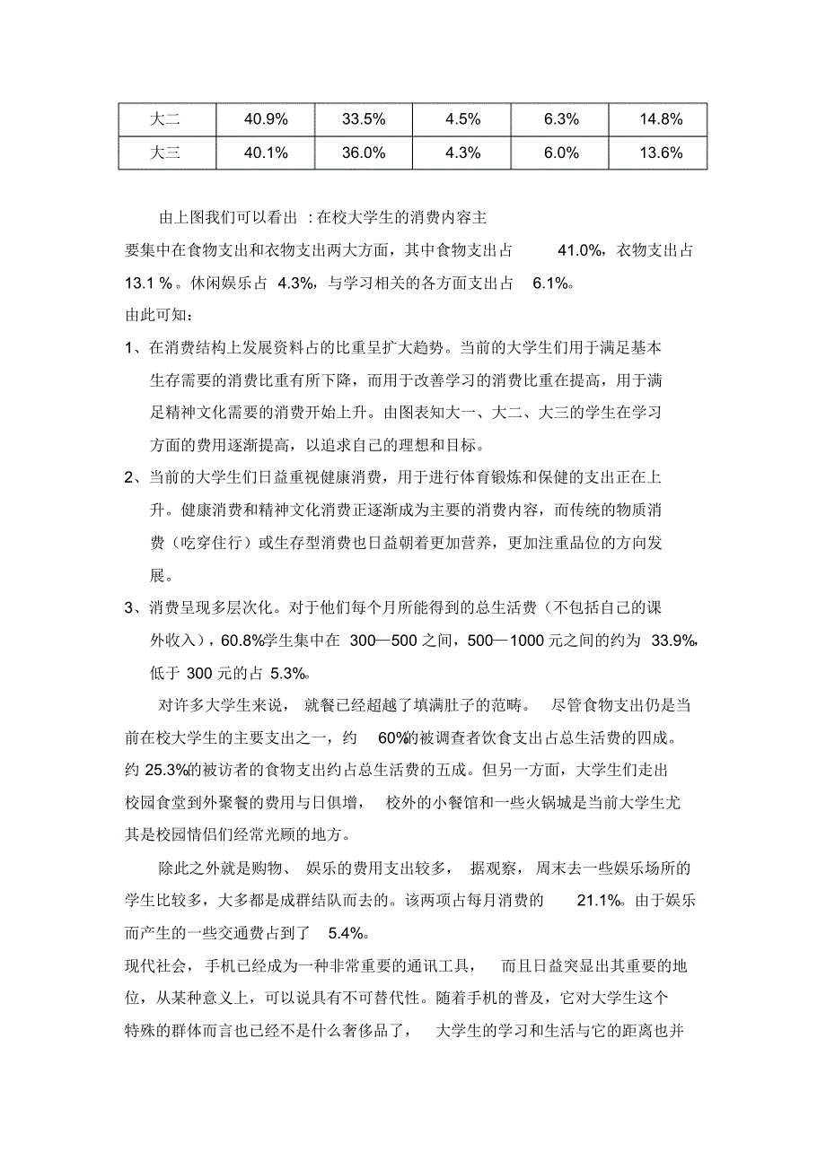 大学生消费参考内容_第4页