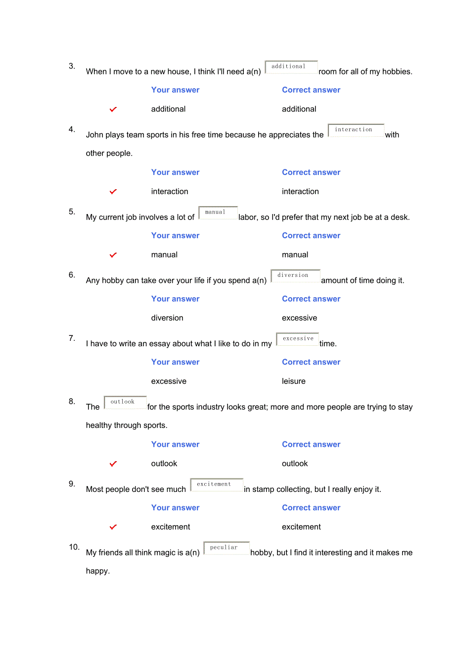 新标准大学英语综合教程2第八单元unit test_第2页