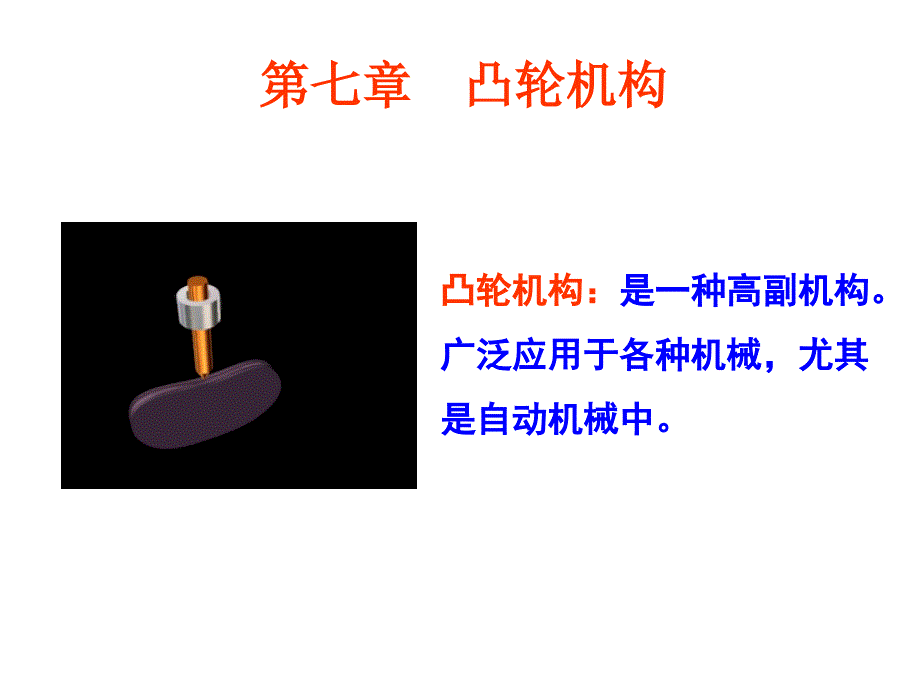 凸轮机构的设计与应用_第1页
