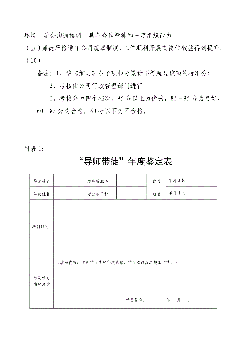 师带徒考核评分细则_第4页