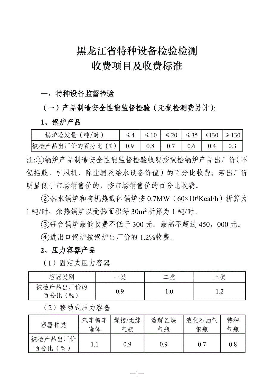 特种设备检测收费标准_第1页