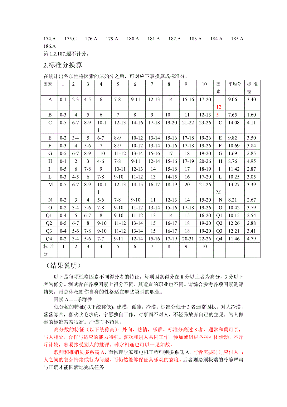 卡特尔各项测验结果_第2页