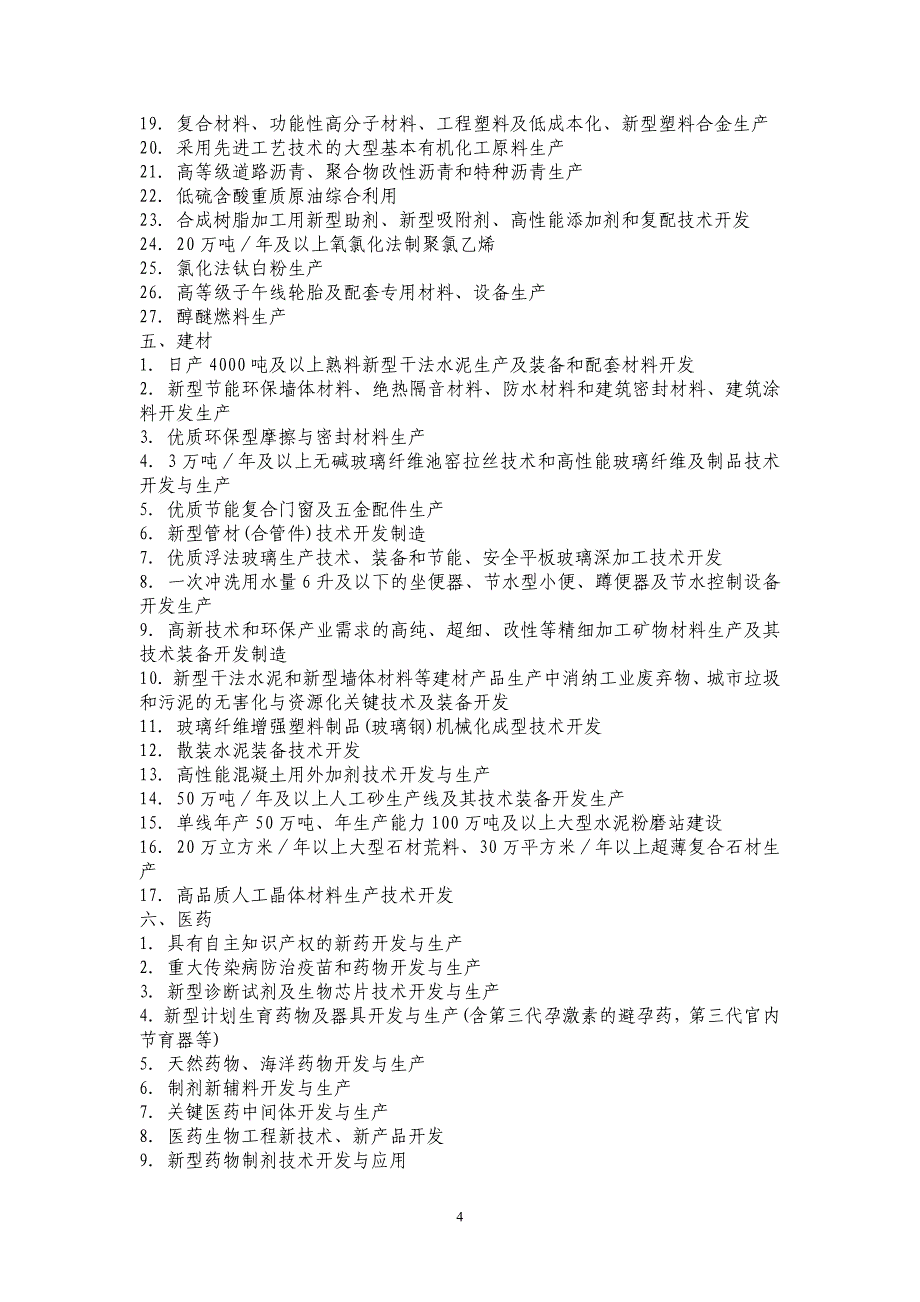 江苏省工业结构调整指导目录_第4页