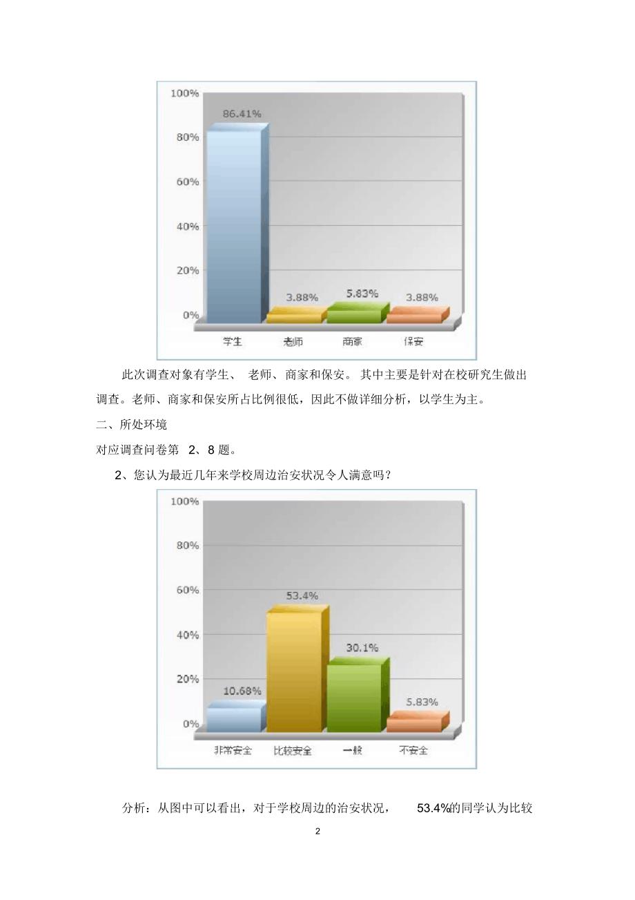 校园安全意识调查报告_第2页