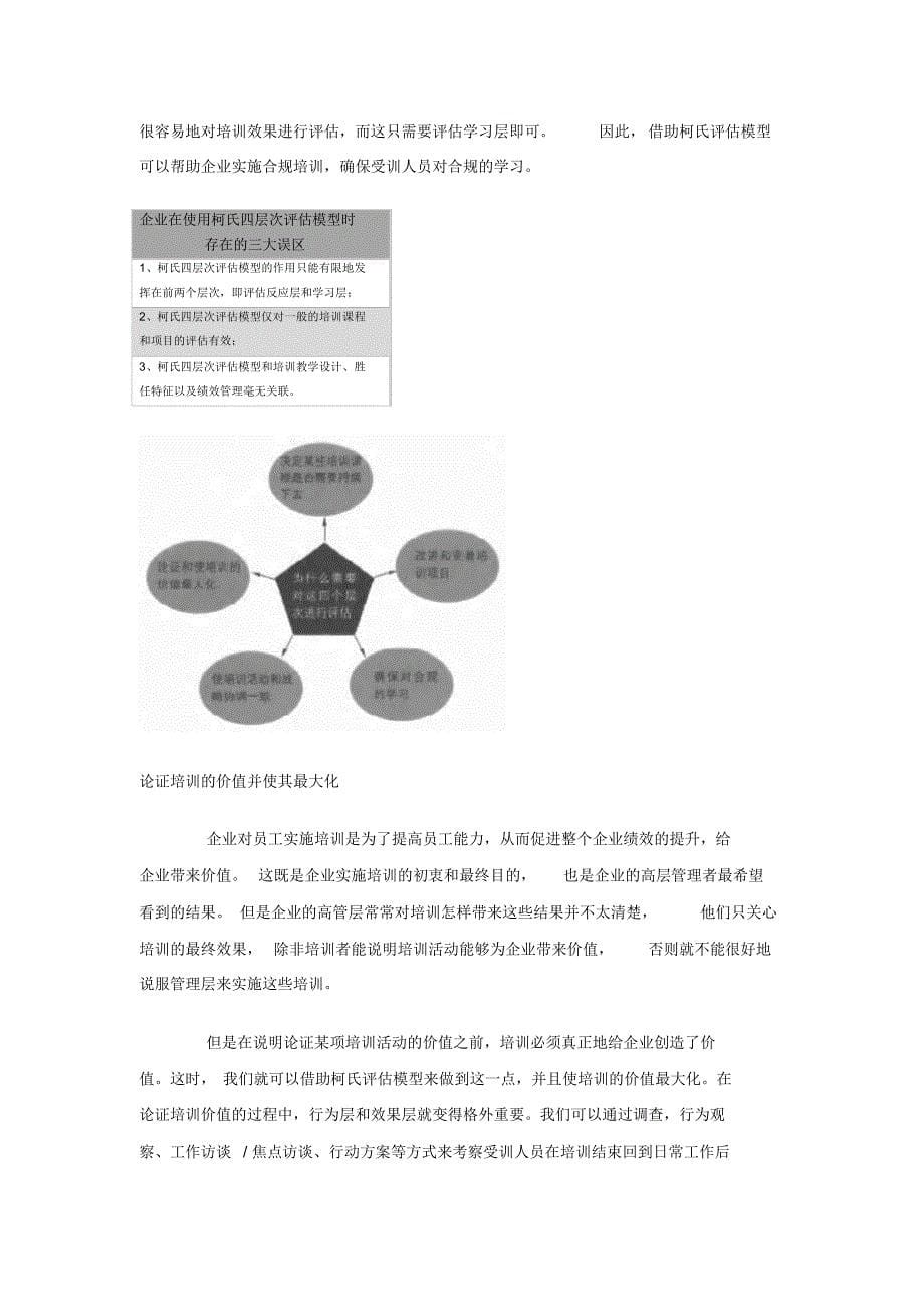 柯克帕特里克培训效果评估模型_第5页