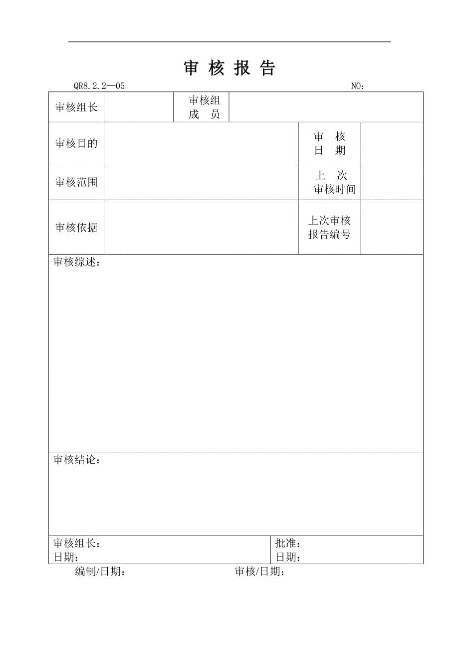 内审检查等表格_第5页