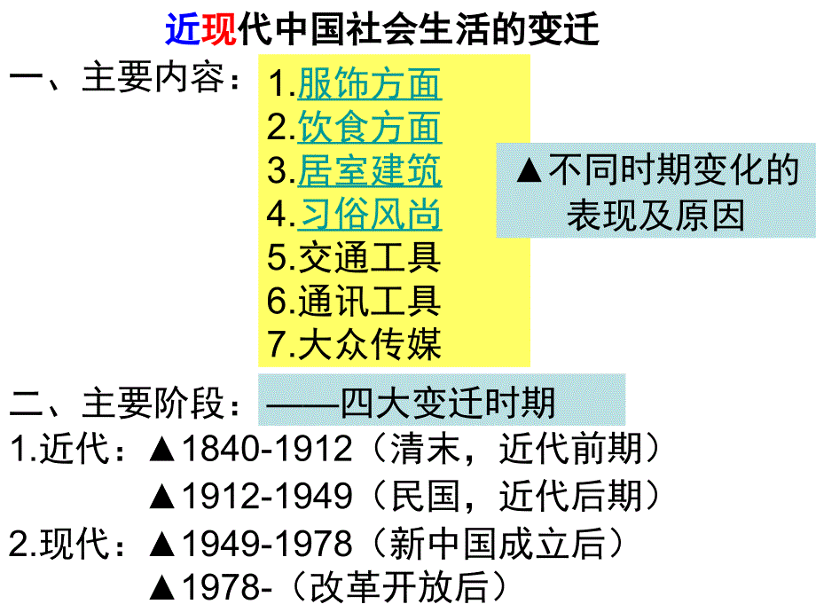 必修2第5单元  中国近现代社会生活的变迁_第2页