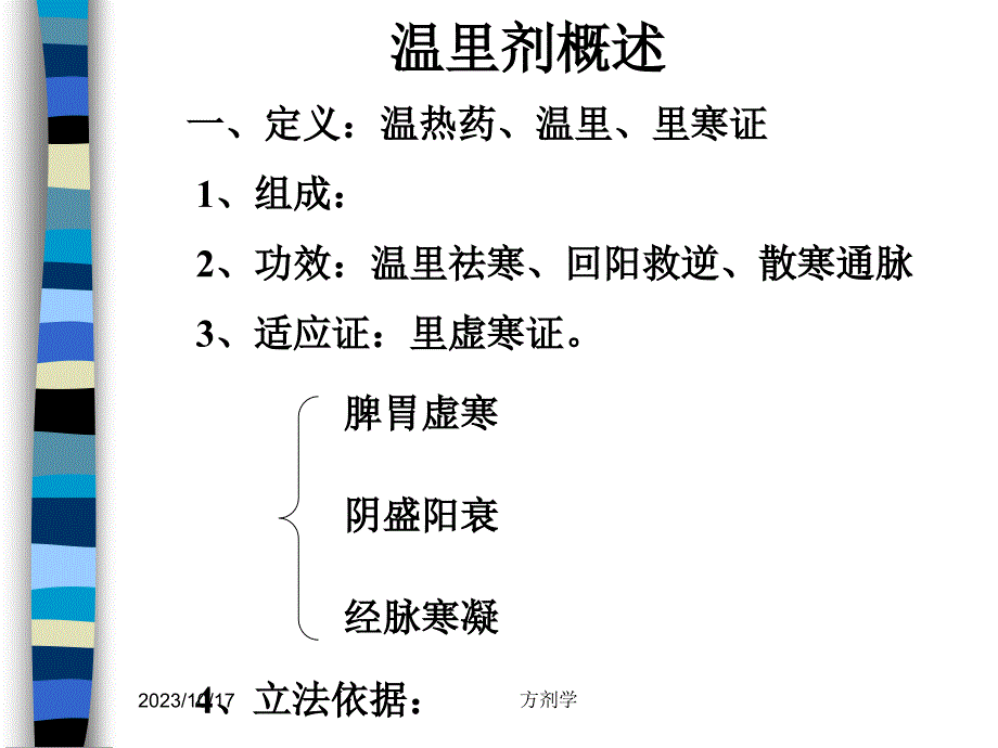 北京医科大方剂学课件10.温里剂_第1页