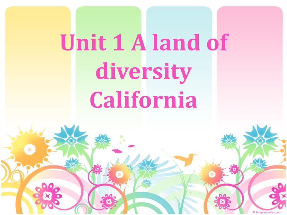 英语：选修8 unit1 a land of diversity-pre-reading and warming up课件(新人教版)_第1页