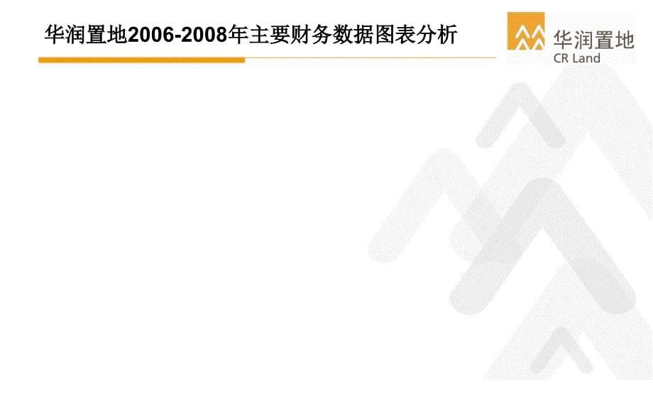 华润置地2006-2008年度 财务绩效、财务政策与财务战略分析_第5页