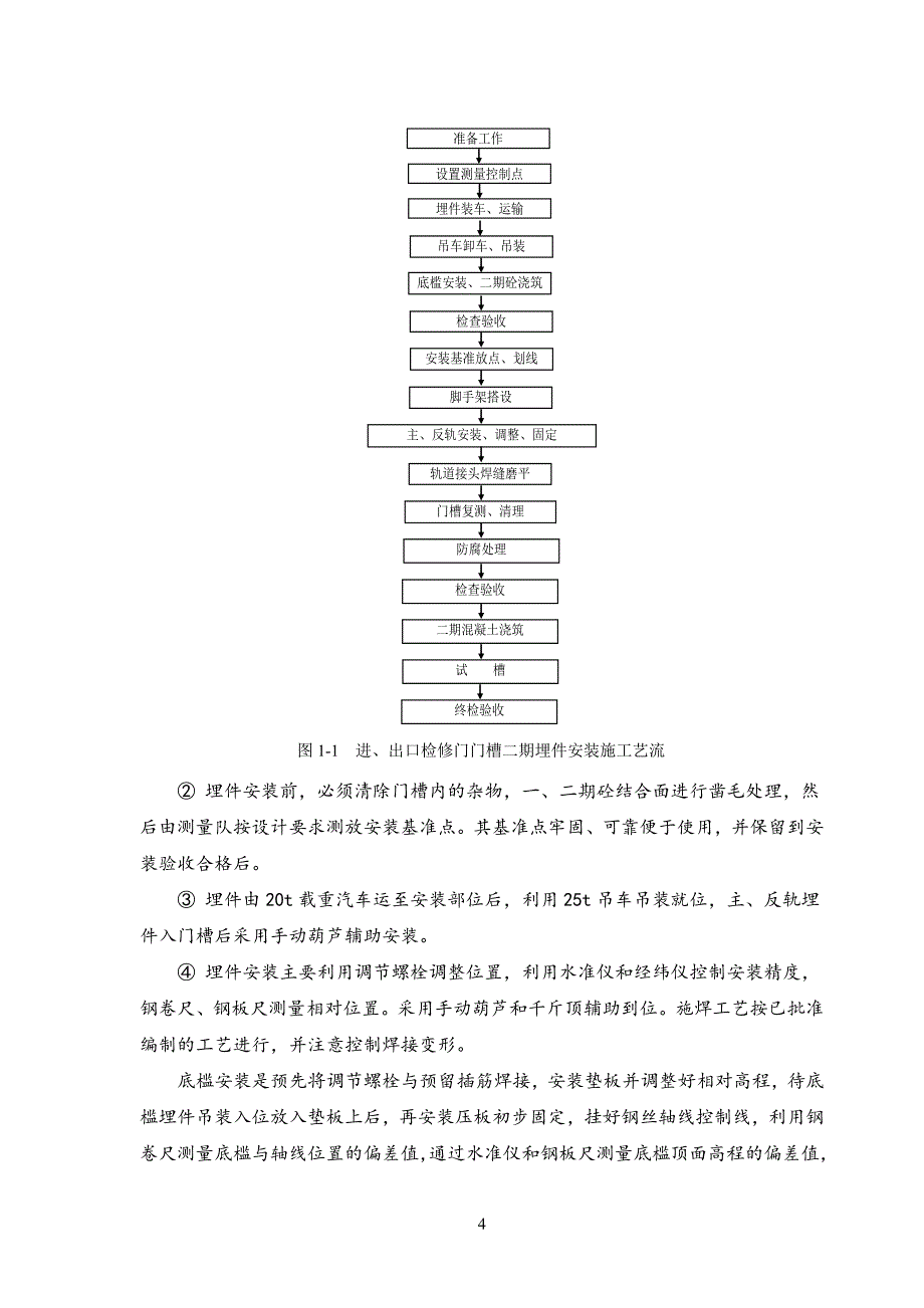 高石碑出水闸金属结构安装方案_第4页