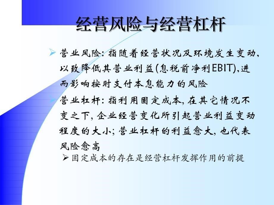 财务管理案例分析——案例七：燕京啤酒公司的资本结构_第5页